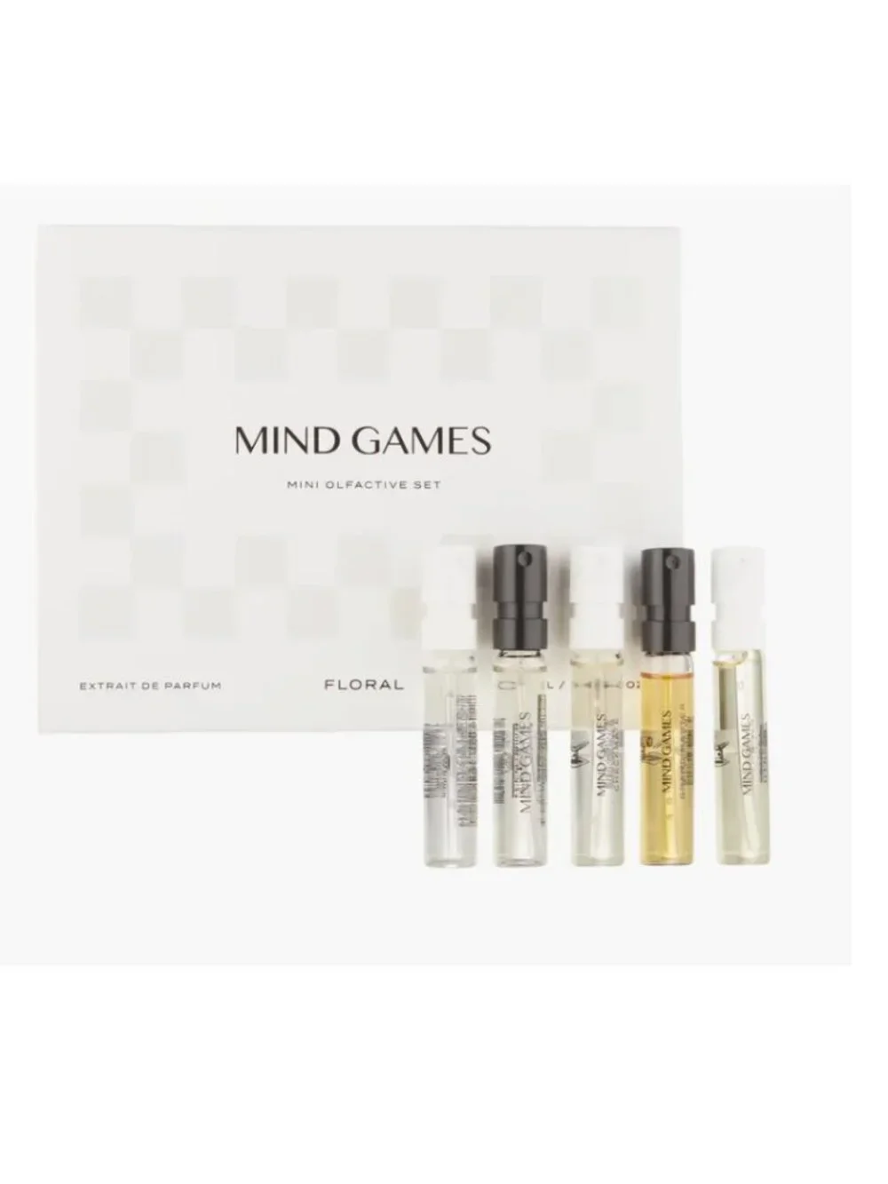 Mind Games Olfactive Extrait Mini Set-Woody Luxury Collection5x2ml-5pc-BOXED-NEW